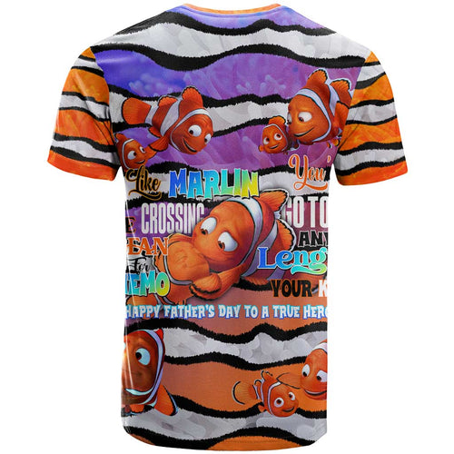 The Ocean Best Dad T Shirt Like Marlin Happy Fathers Day To a True Hero - Aussie Hoodie