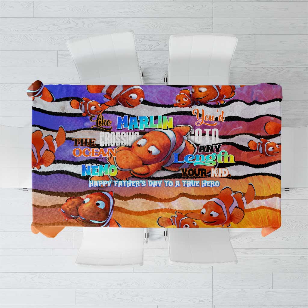 The Ocean Best Dad Tablecloth Like Marlin Happy Fathers Day To a True Hero - Aussie Hoodie