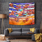 The Ocean Best Dad Tapestry Like Marlin Happy Fathers Day To a True Hero - Aussie Hoodie