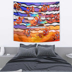 The Ocean Best Dad Tapestry Like Marlin Happy Fathers Day To a True Hero - Aussie Hoodie