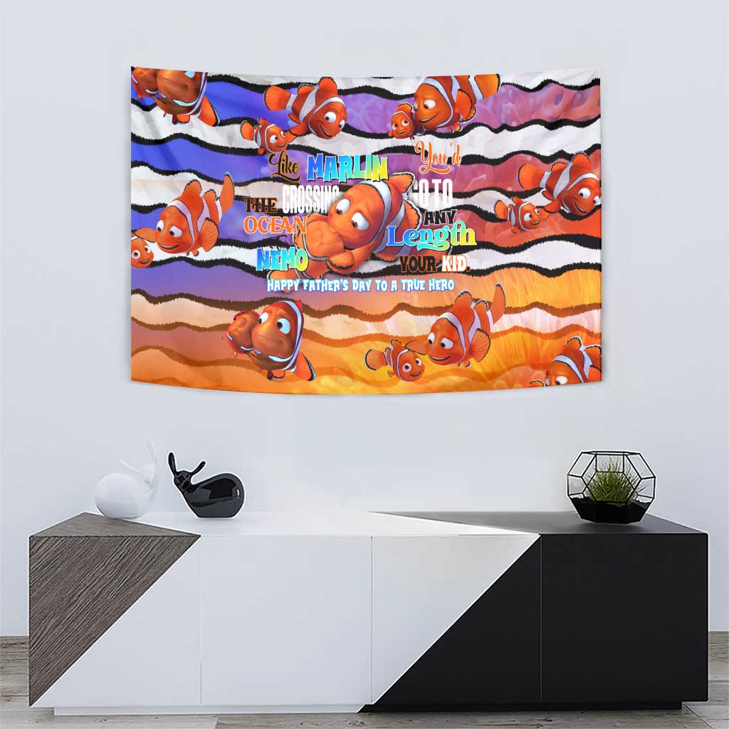 The Ocean Best Dad Tapestry Like Marlin Happy Fathers Day To a True Hero - Aussie Hoodie