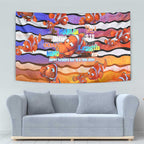 The Ocean Best Dad Tapestry Like Marlin Happy Fathers Day To a True Hero - Aussie Hoodie