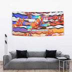 The Ocean Best Dad Tapestry Like Marlin Happy Fathers Day To a True Hero - Aussie Hoodie