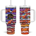 The Ocean Best Dad Tumbler With Handle Like Marlin Happy Fathers Day To a True Hero - Aussie Hoodie