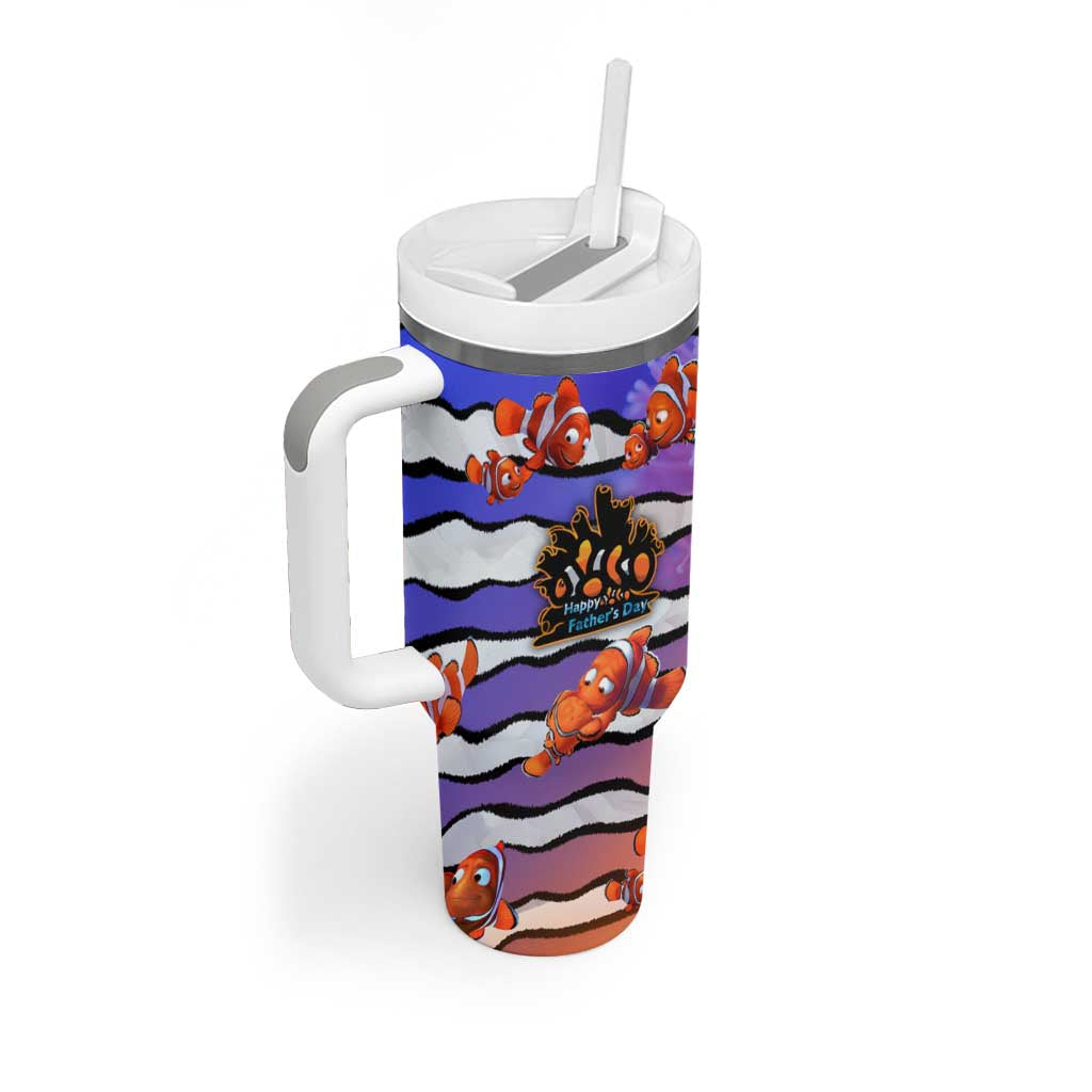 The Ocean Best Dad Tumbler With Handle Like Marlin Happy Fathers Day To a True Hero - Aussie Hoodie