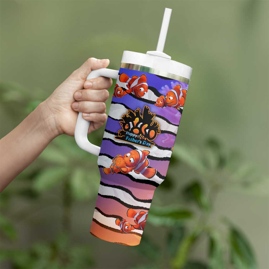The Ocean Best Dad Tumbler With Handle Like Marlin Happy Fathers Day To a True Hero - Aussie Hoodie