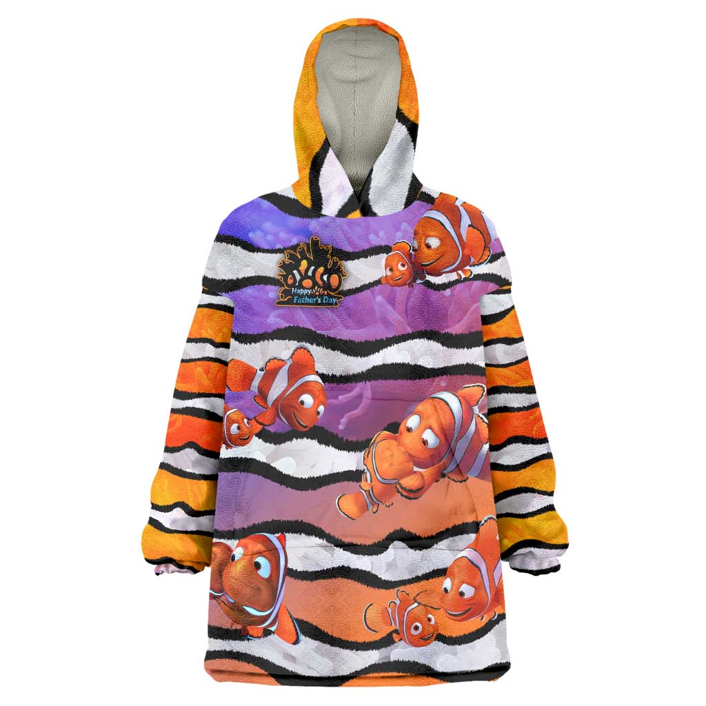 The Ocean Best Dad Wearable Blanket Hoodie Like Marlin Happy Fathers Day To a True Hero - Aussie Hoodie