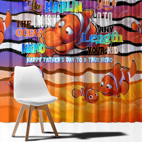 The Ocean Best Dad Window Curtain Like Marlin Happy Fathers Day To a True Hero - Aussie Hoodie