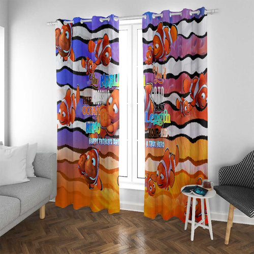 The Ocean Best Dad Window Curtain Like Marlin Happy Fathers Day To a True Hero - Aussie Hoodie
