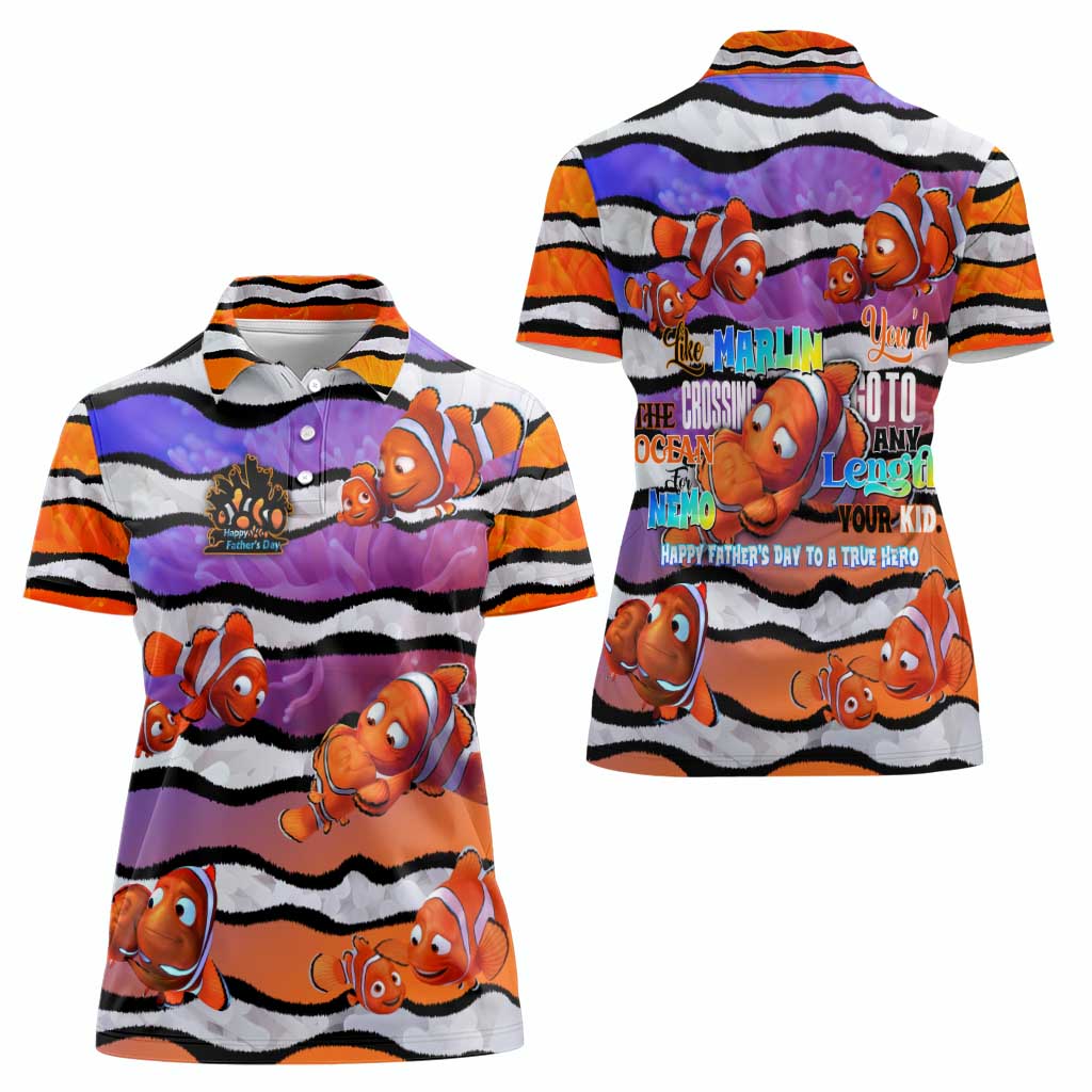 The Ocean Best Dad Women Polo Shirt Like Marlin Happy Fathers Day To a True Hero - Aussie Hoodie