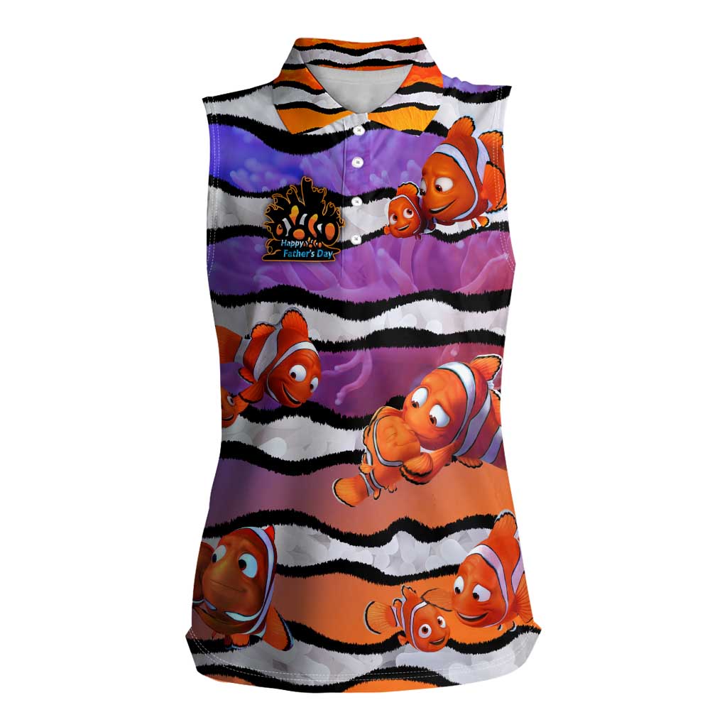 The Ocean Best Dad Women Sleeveless Polo Shirt Like Marlin Happy Fathers Day To a True Hero - Aussie Hoodie
