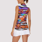 The Ocean Best Dad Women Sleeveless Polo Shirt Like Marlin Happy Fathers Day To a True Hero - Aussie Hoodie