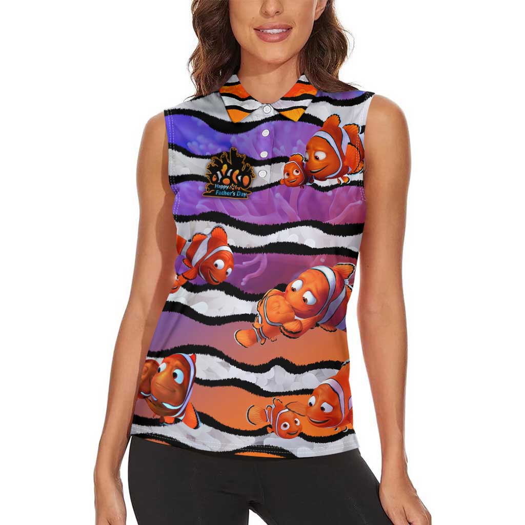 The Ocean Best Dad Women Sleeveless Polo Shirt Like Marlin Happy Fathers Day To a True Hero - Aussie Hoodie