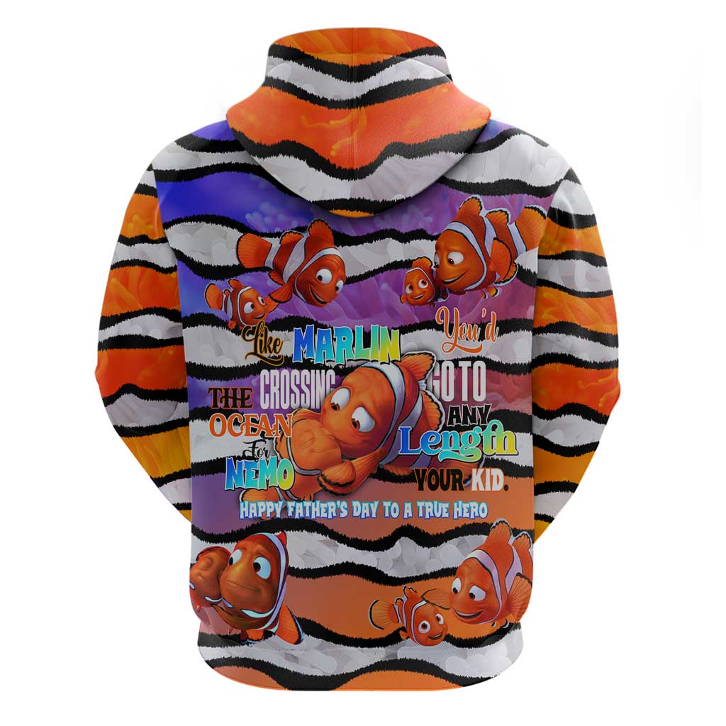 The Ocean Best Dad Zip Hoodie Like Marlin Happy Fathers Day To a True Hero - Aussie Hoodie