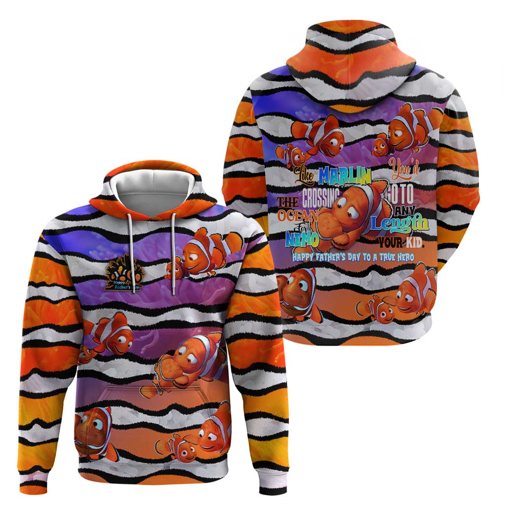 The Ocean Best Dad Zip Hoodie Like Marlin Happy Fathers Day To a True Hero - Aussie Hoodie