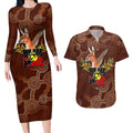 we-are-one-koori-and-australia-couples-matching-long-sleeve-bodycon-dress-and-hawaiian-shirt-aboriginal-pattern