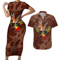we-are-one-koori-and-australia-couples-matching-short-sleeve-bodycon-dress-and-hawaiian-shirt-aboriginal-pattern