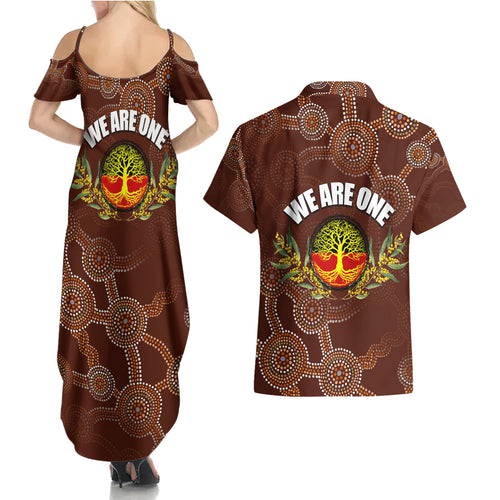 we-are-one-koori-and-australia-couples-matching-summer-maxi-dress-and-hawaiian-shirt-aboriginal-pattern