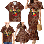 we-are-one-koori-and-australia-family-matching-mermaid-dress-and-hawaiian-shirt-aboriginal-pattern