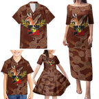 we-are-one-koori-and-australia-family-matching-puletasi-dress-and-hawaiian-shirt-aboriginal-pattern