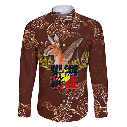 we-are-one-koori-and-australia-family-matching-puletasi-dress-and-hawaiian-shirt-aboriginal-pattern