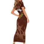 we-are-one-koori-and-australia-family-matching-short-sleeve-bodycon-dress-and-hawaiian-shirt-aboriginal-pattern