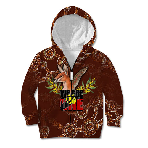 we-are-one-koori-and-australia-kid-hoodie-aboriginal-pattern