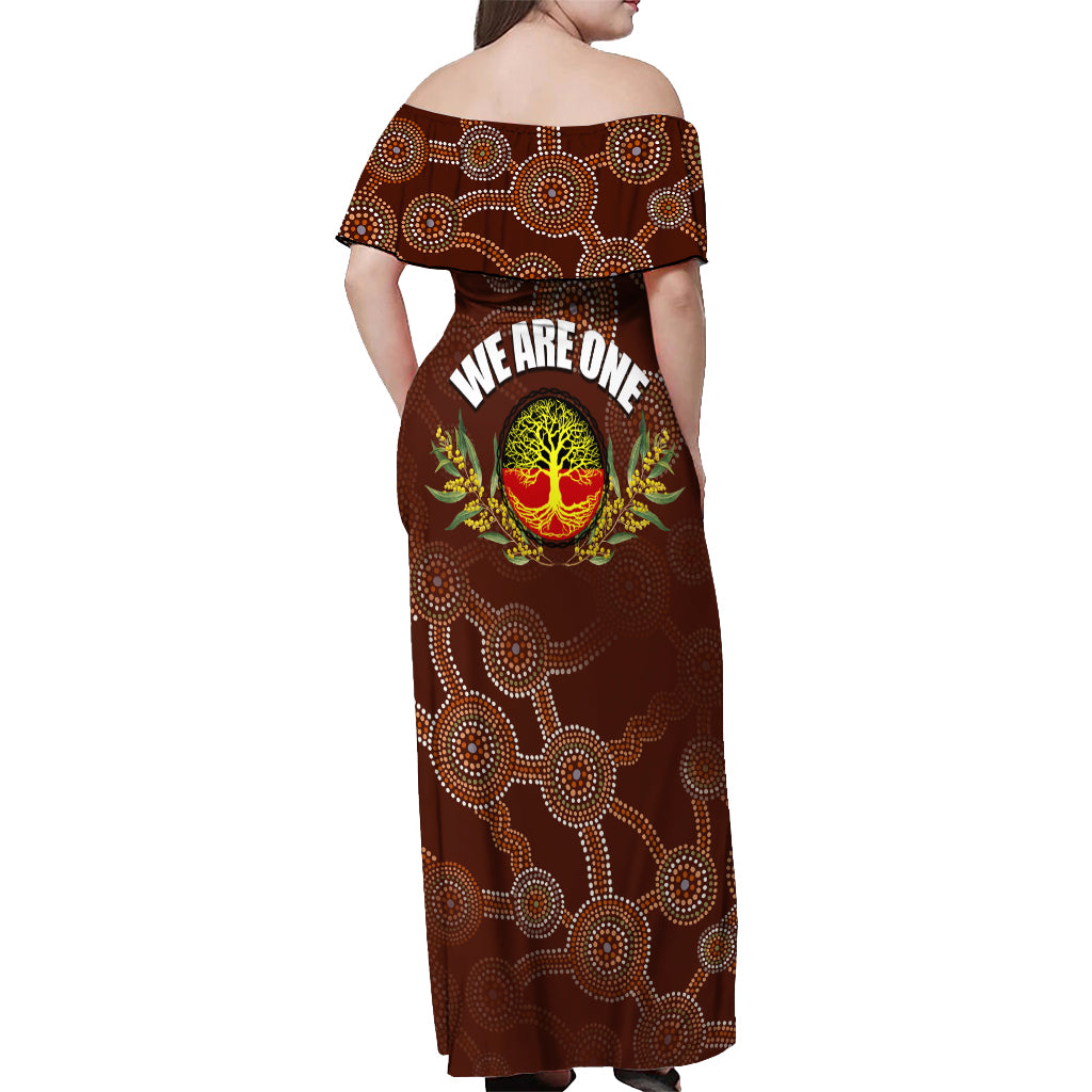we-are-one-koori-and-australia-off-shoulder-maxi-dress-aboriginal-pattern