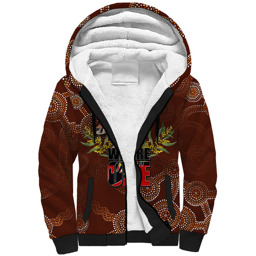 we-are-one-koori-and-australia-sherpa-hoodie-aboriginal-pattern