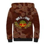 we-are-one-koori-and-australia-sherpa-hoodie-aboriginal-pattern