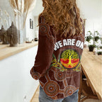 we-are-one-koori-and-australia-women-casual-shirt-aboriginal-pattern