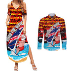 australia-surfing-christmas-couples-matching-summer-maxi-dress-and-long-sleeve-button-shirt-catch-the-wave