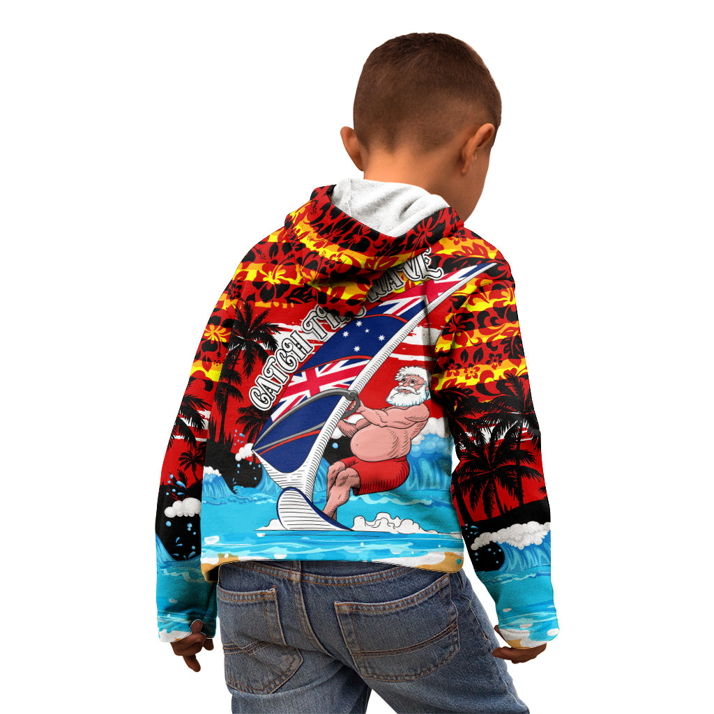 australia-surfing-christmas-kid-hoodie-catch-the-wave