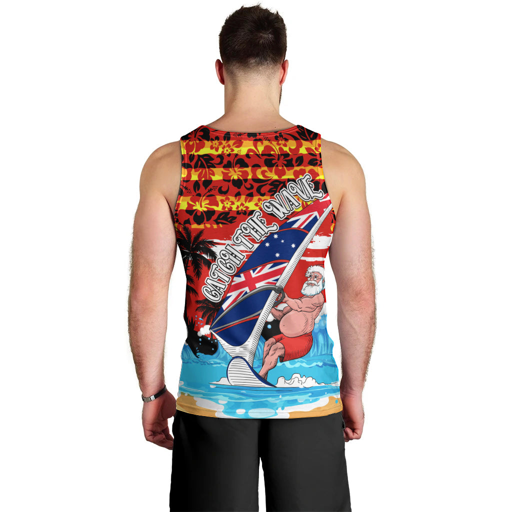 australia-surfing-christmas-men-tank-top-catch-the-wave