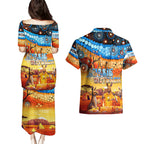 australia-kangaroo-aboriginal-camping-couples-matching-puletasi-dress-and-hawaiian-shirt-aussie-outback-camping-with-beer
