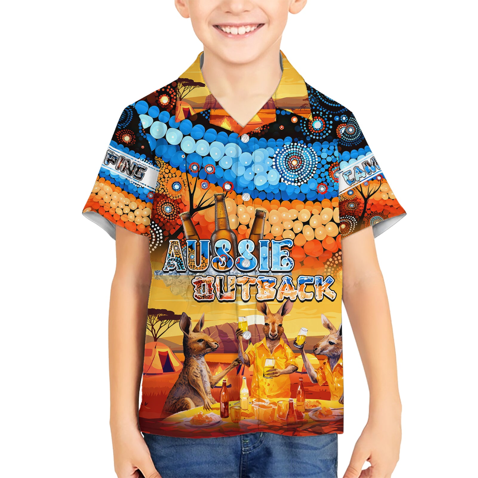 australia-kangaroo-aboriginal-camping-kid-hawaiian-shirt-aussie-outback-camping-with-beer
