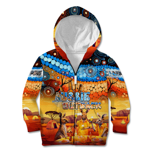 australia-kangaroo-aboriginal-camping-kid-hoodie-aussie-outback-camping-with-beer