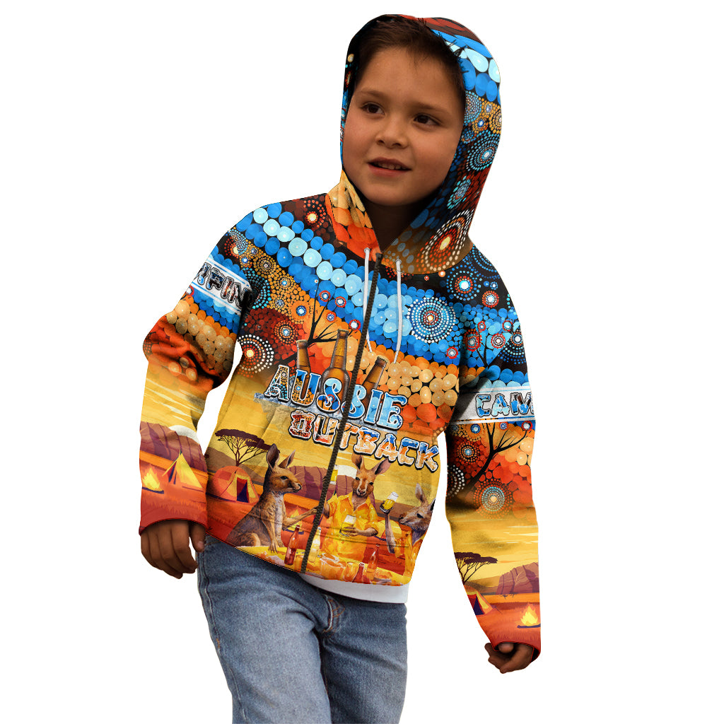 australia-kangaroo-aboriginal-camping-kid-hoodie-aussie-outback-camping-with-beer