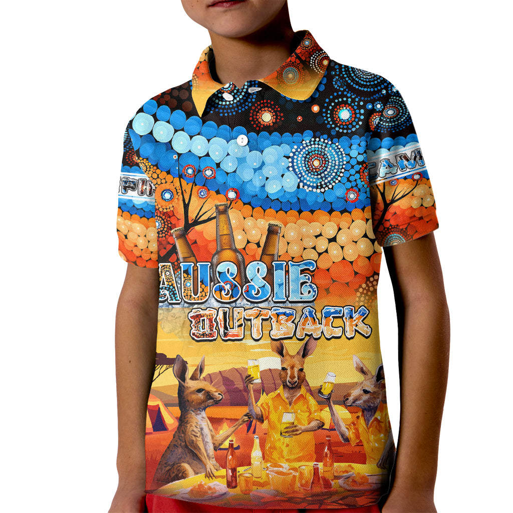 australia-kangaroo-aboriginal-camping-kid-polo-shirt-aussie-outback-camping-with-beer