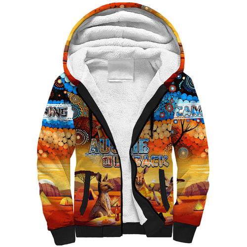 australia-kangaroo-aboriginal-camping-sherpa-hoodie-aussie-outback-camping-with-beer