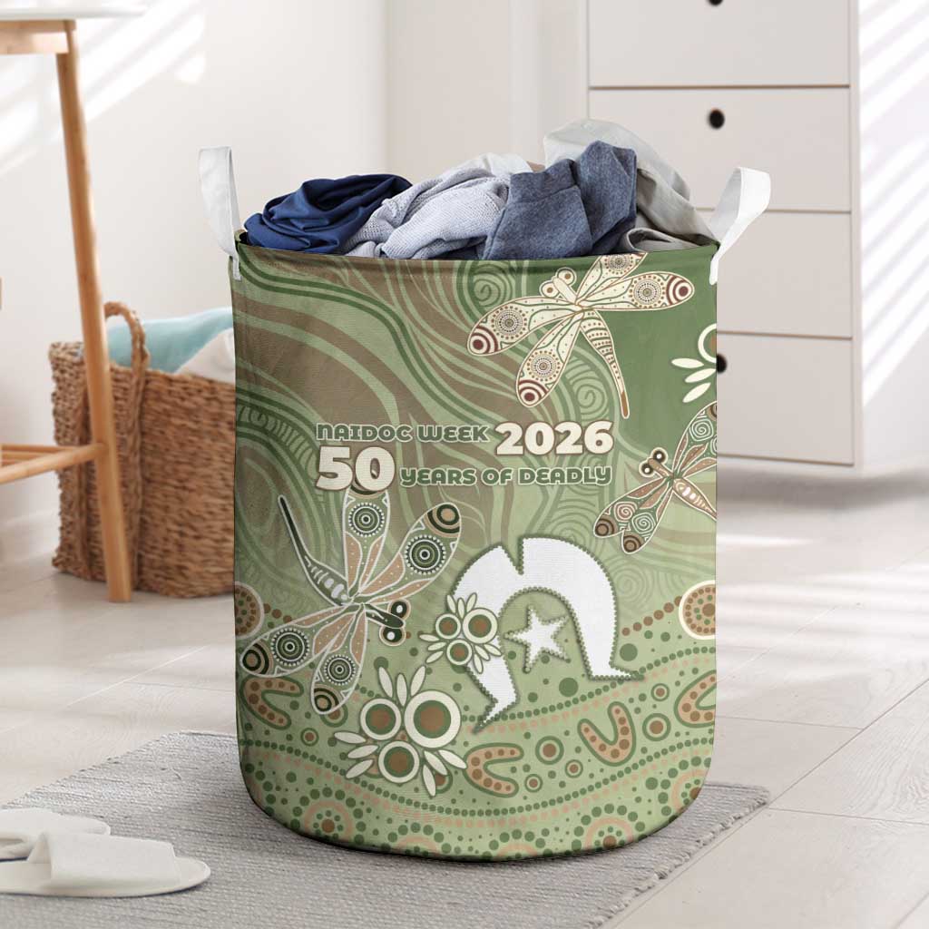 NAIDOC Week 2026 Laundry Basket Dragonfly Australian Aboriginal Art