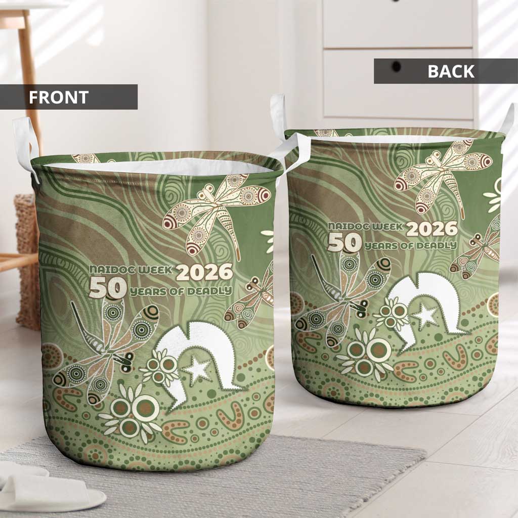 NAIDOC Week 2026 Laundry Basket Dragonfly Australian Aboriginal Art