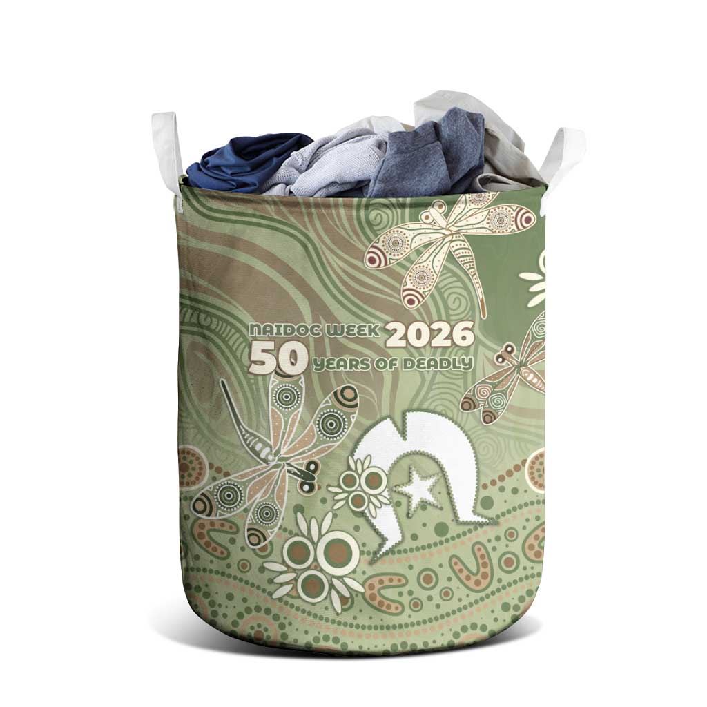 NAIDOC Week 2026 Laundry Basket Dragonfly Australian Aboriginal Art