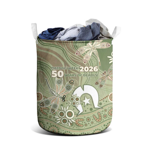 NAIDOC Week 2026 Laundry Basket Dragonfly Australian Aboriginal Art