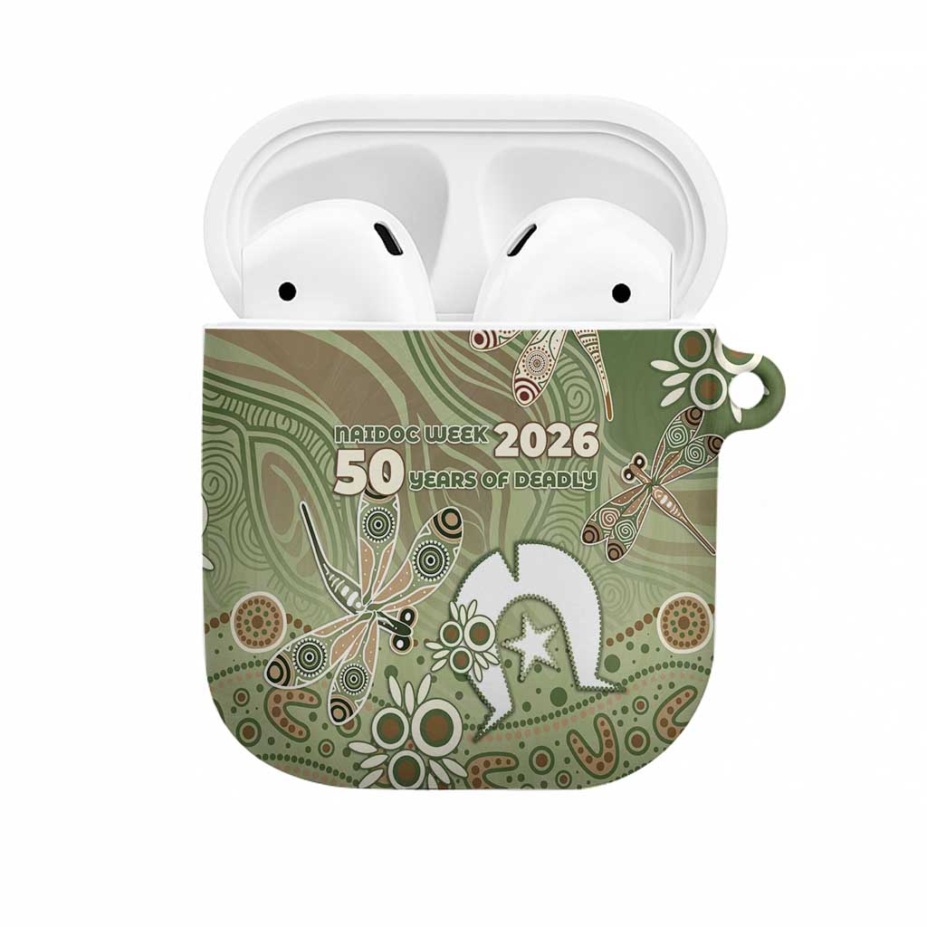 NAIDOC Week 2026 AirPods Case Dragonfly Australian Aboriginal Art
