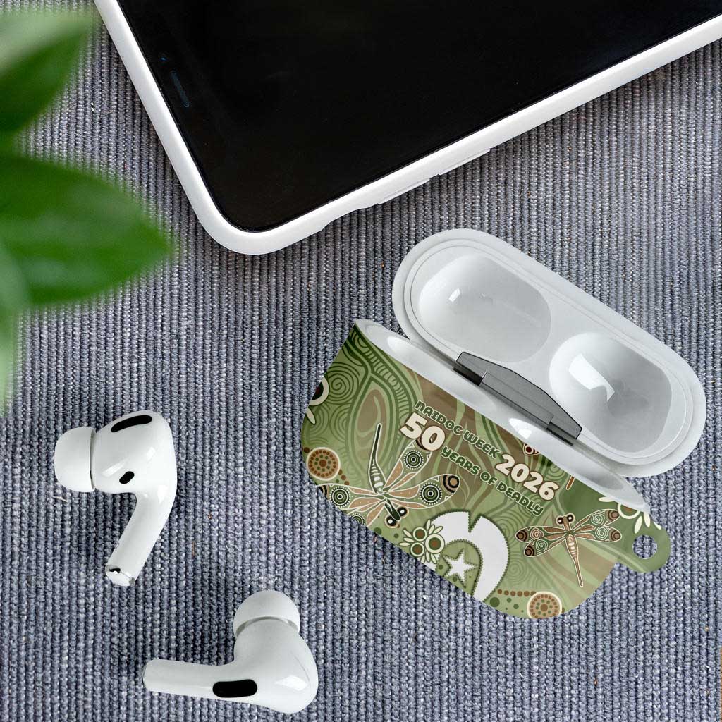 NAIDOC Week 2026 AirPods Case Dragonfly Australian Aboriginal Art