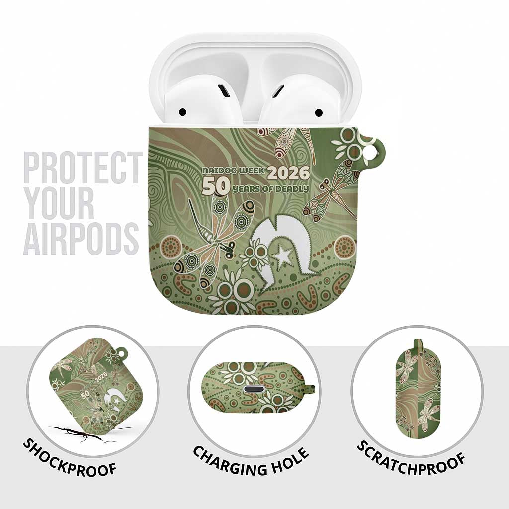 NAIDOC Week 2026 AirPods Case Dragonfly Australian Aboriginal Art