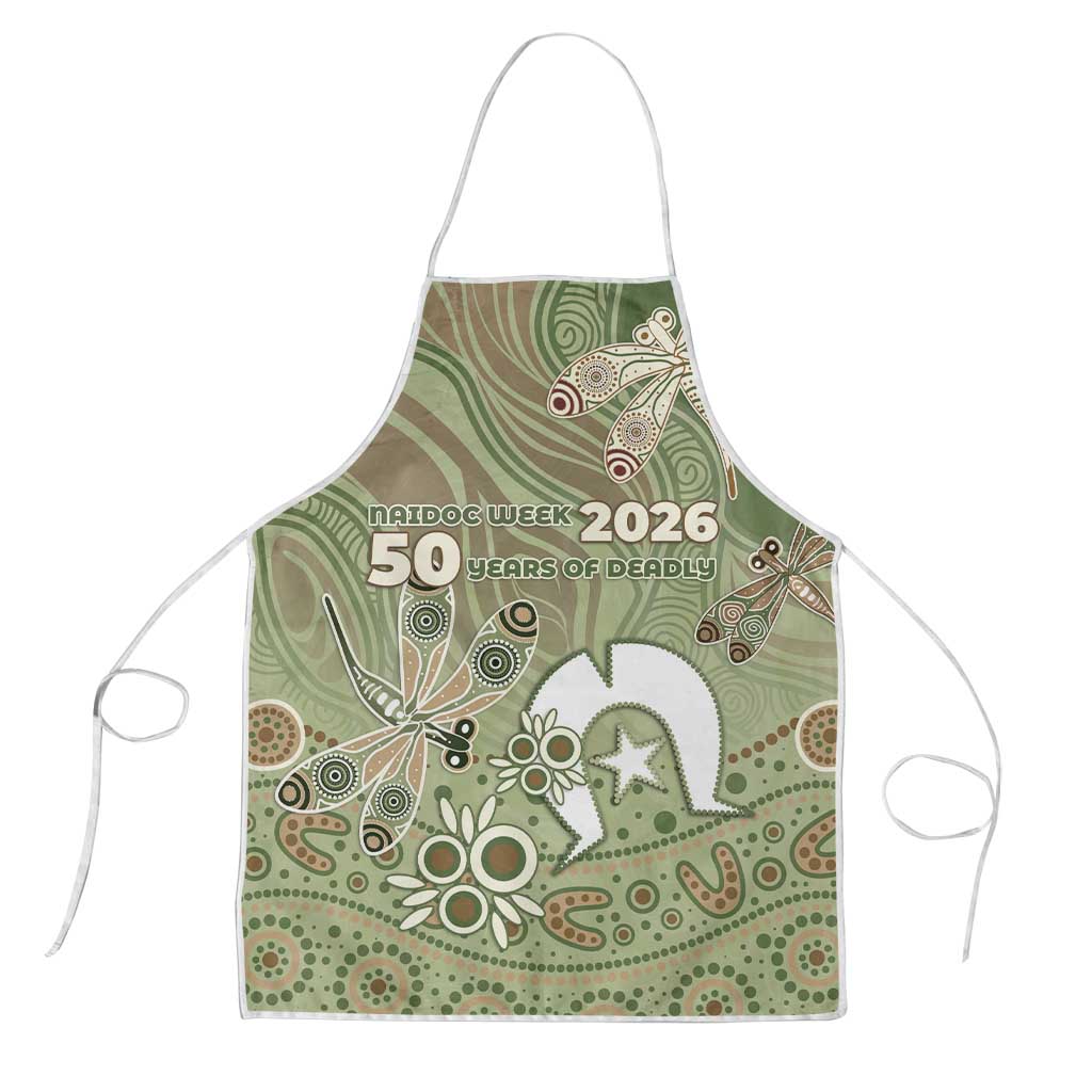 NAIDOC Week 2026 Apron Dragonfly Australian Aboriginal Art
