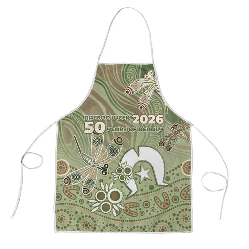 NAIDOC Week 2026 Apron Dragonfly Australian Aboriginal Art