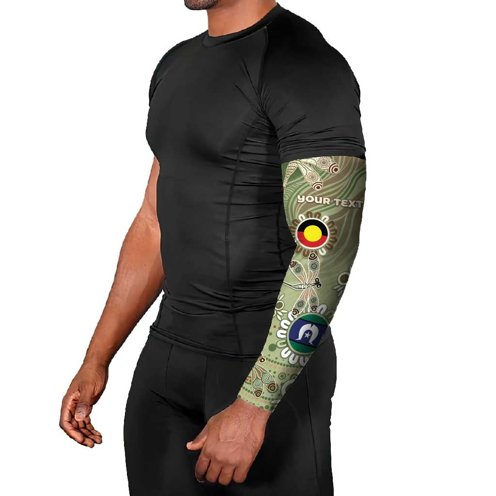 Personalised NAIDOC Week 2026 Arm Sleeves Dragonfly Australian Aboriginal Art